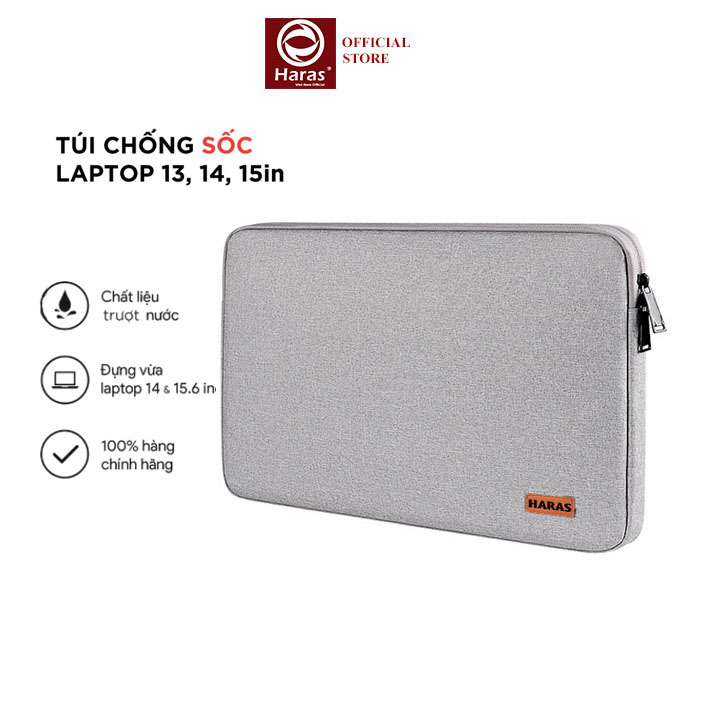 Mô tả Túi Chống Sốc Laptop, Chống Trầy Xước Bảo Vệ Máy Tính, Túi Đựng Vừa Laptop 13 inch 14 inch 15.6 inch HARAS - 2