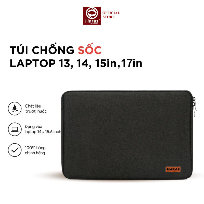 Mô tả Túi Chống Sốc Laptop, Chống Trầy Xước Bảo Vệ Máy Tính, Túi Đựng Vừa Laptop 13 inch 14 inch 15.6 inch HARAS - 5
