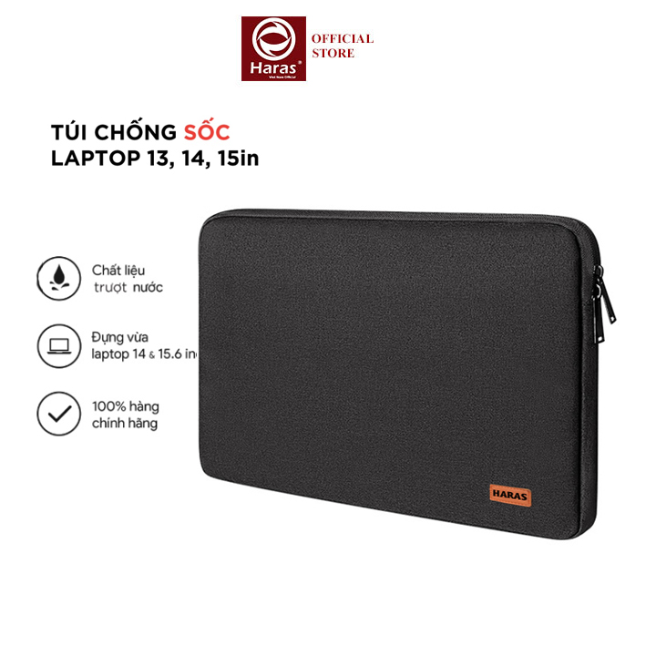 Mô tả Túi Chống Sốc Laptop, Chống Trầy Xước Bảo Vệ Máy Tính, Túi Đựng Vừa Laptop 13 inch 14 inch 15.6 inch HARAS - 6