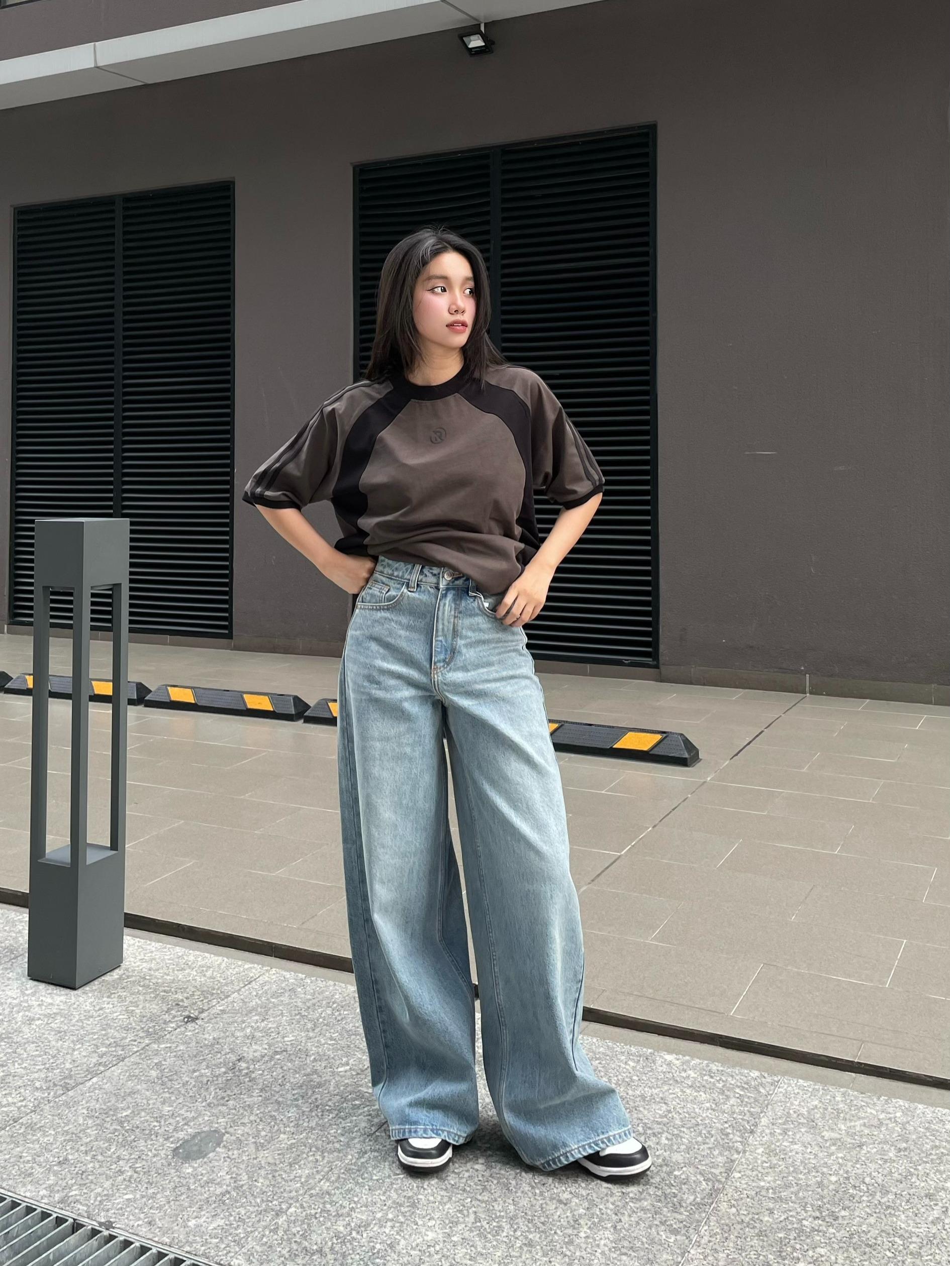 Quần jeans suông ống rộng JS01 URATV | Shopee Việt Nam