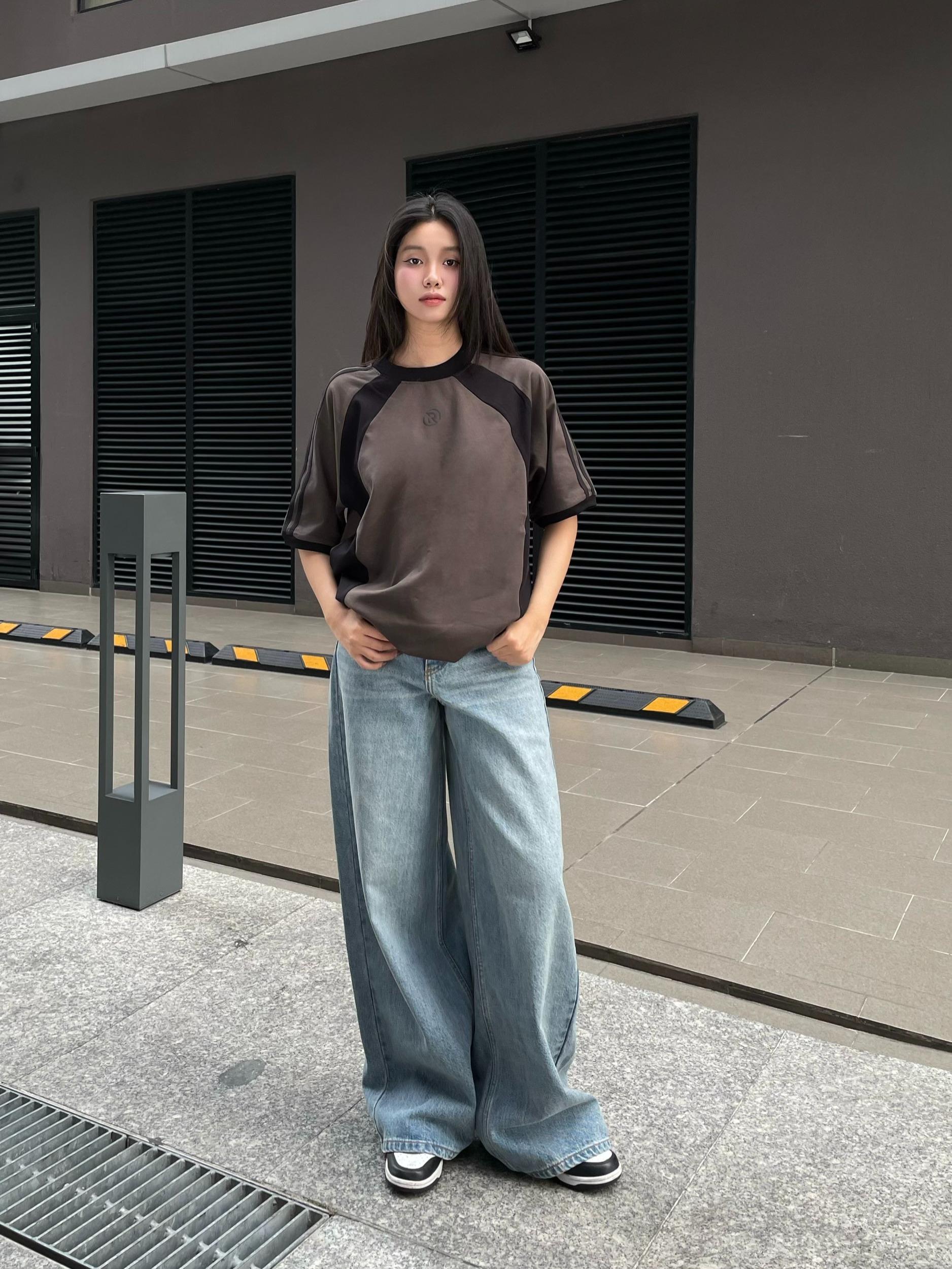 Quần jeans suông ống rộng JS01 URATV | Shopee Việt Nam