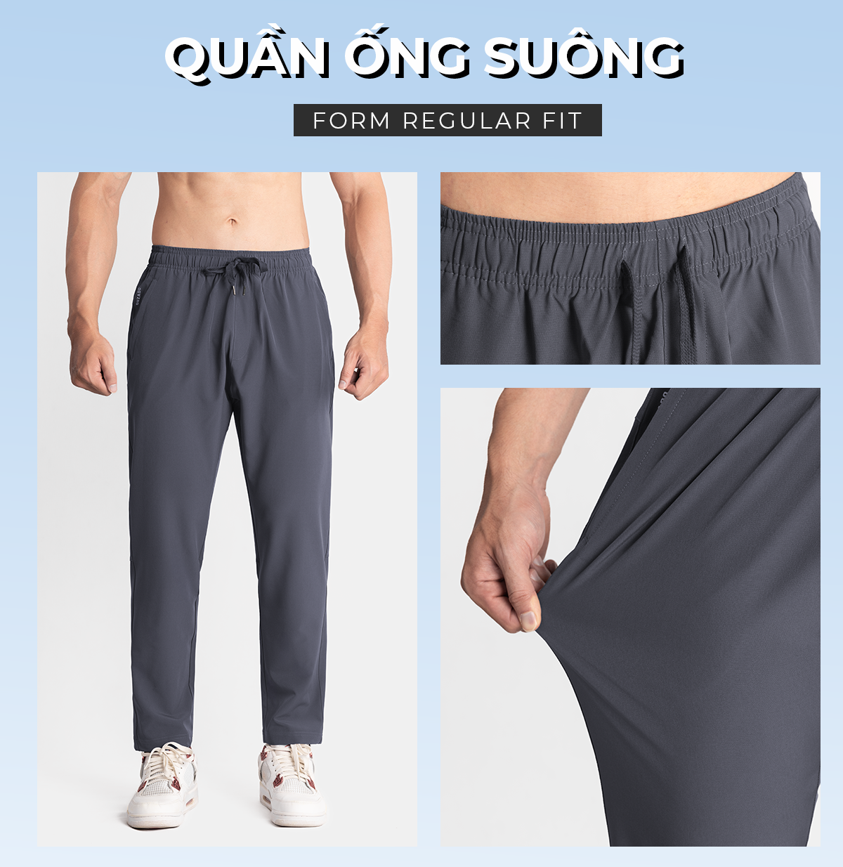Quần dài nam GUZADO GDC01
