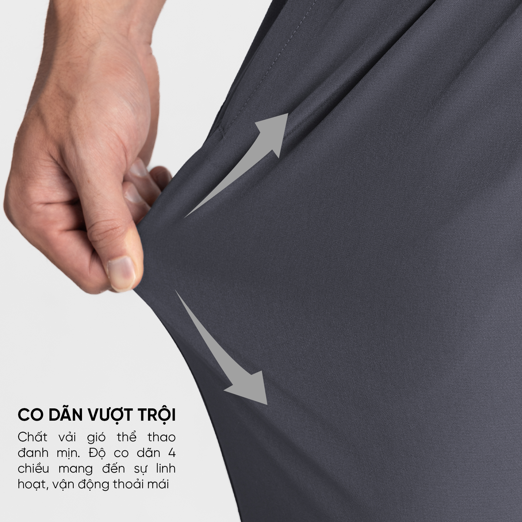 Chi tiết đường may quần GUZADO