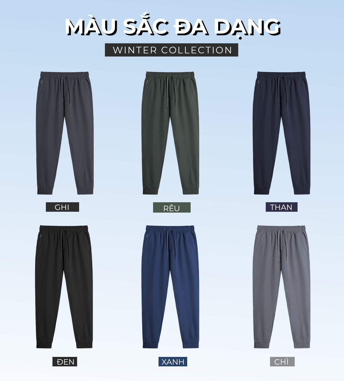 Mô tả Quần Jogger Nam GUZADO Chất Vải Gió Cao Cấp, Thể Thao Khỏe Khoắn, Cạp Chun Vận Động Thoải Mái GDC02. - 2