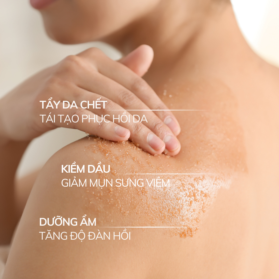 Mô tả Tẩy Da Chết Cho Cơ Thể Compliment 400ml Giúp Da Mềm Mượt, Bóng Khỏe, Sáng Mịn - 6