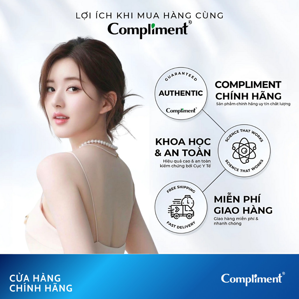 Mô tả Tẩy Da Chết Cho Cơ Thể Compliment 400ml Giúp Da Mềm Mượt, Bóng Khỏe, Sáng Mịn - 11