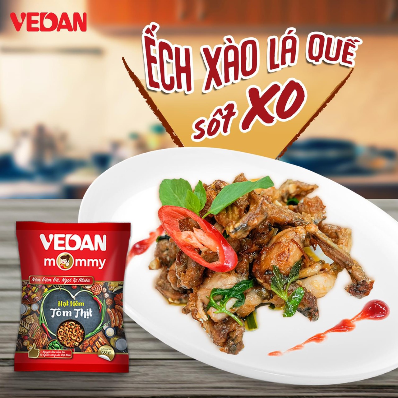 Mô tả Combo 3 Hạt Nêm Tôm Thịt MOMMY 400g - 1