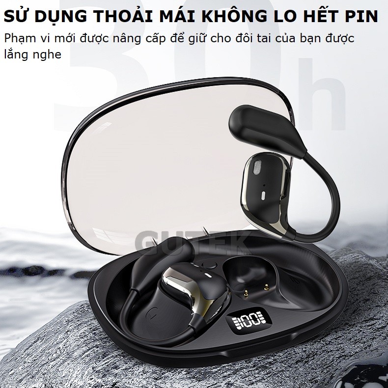 Mô tả Tai Nghe Bluetooth Không Dây Cài Tai Điện Thoại Bluetooth 5.4 Chống Nước Hifi Micro Khử Tiếng Ồn - Gutek JM15 - 5