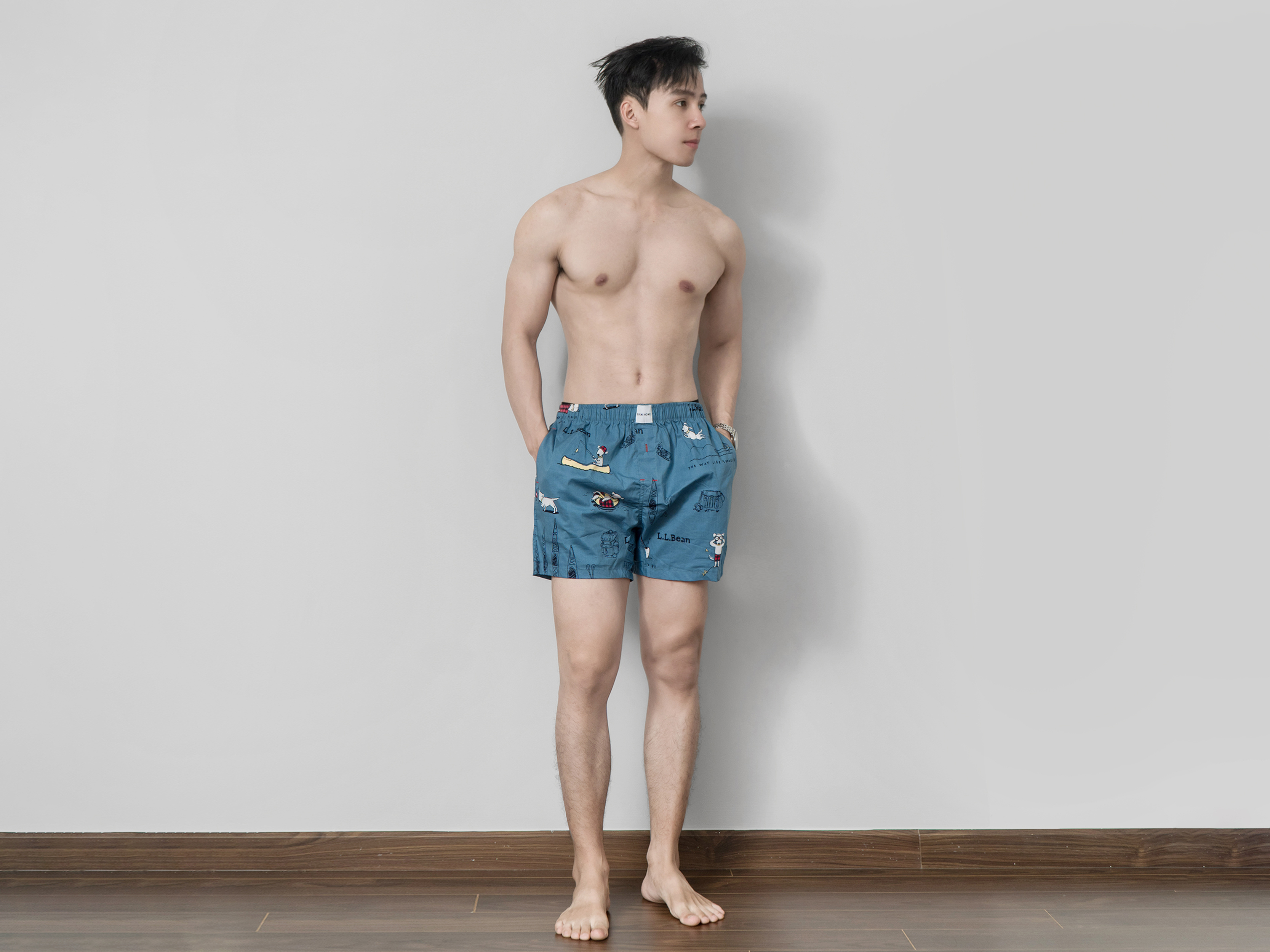 Mô tả COMBO 3-5 quần đùi cotton mẫu ngẫu nhiên BAMI HOME, mặc ngủ, mặc nhà có túi mềm mại thoáng mát QNCT2 - 1