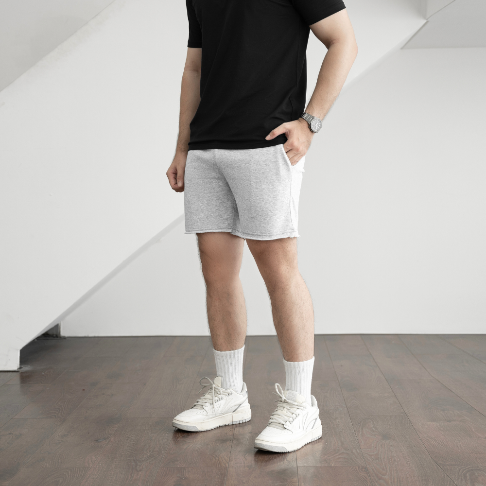 Mô tả Quần short thể thao nam bản rộng BAMIHOME, chất vải nỉ chân cua khô thoáng, không lai thoải mái QN09 - 1