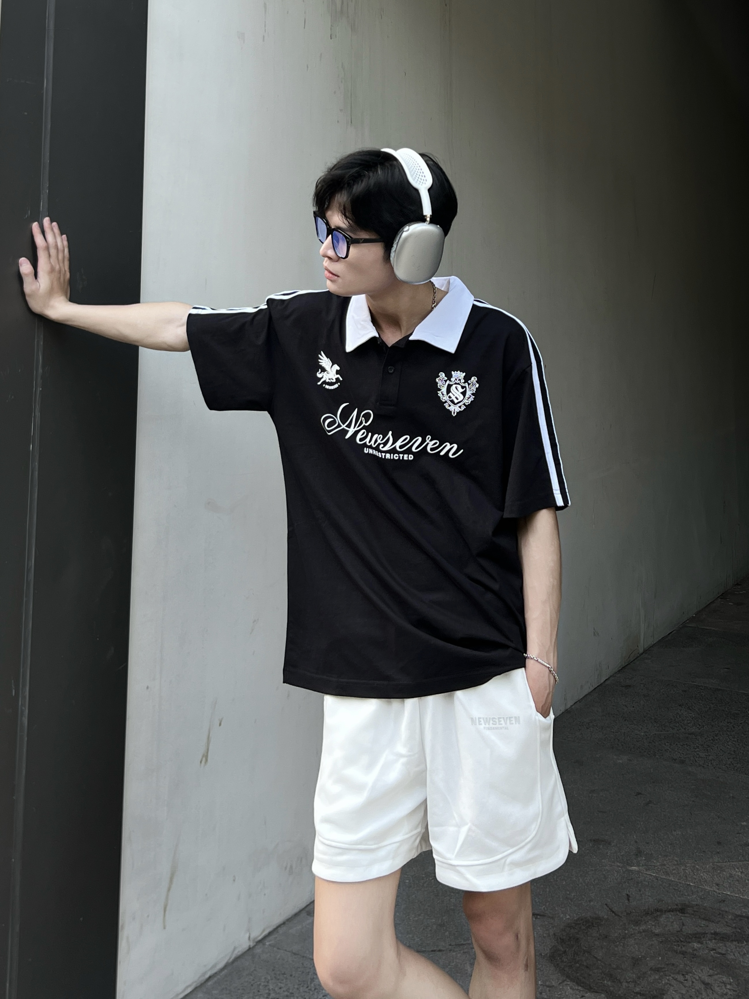 Mô tả Áo Polo Newseven Cộc Tay Kẻ Sọc Prancing Pride Polo PL.370 - 2