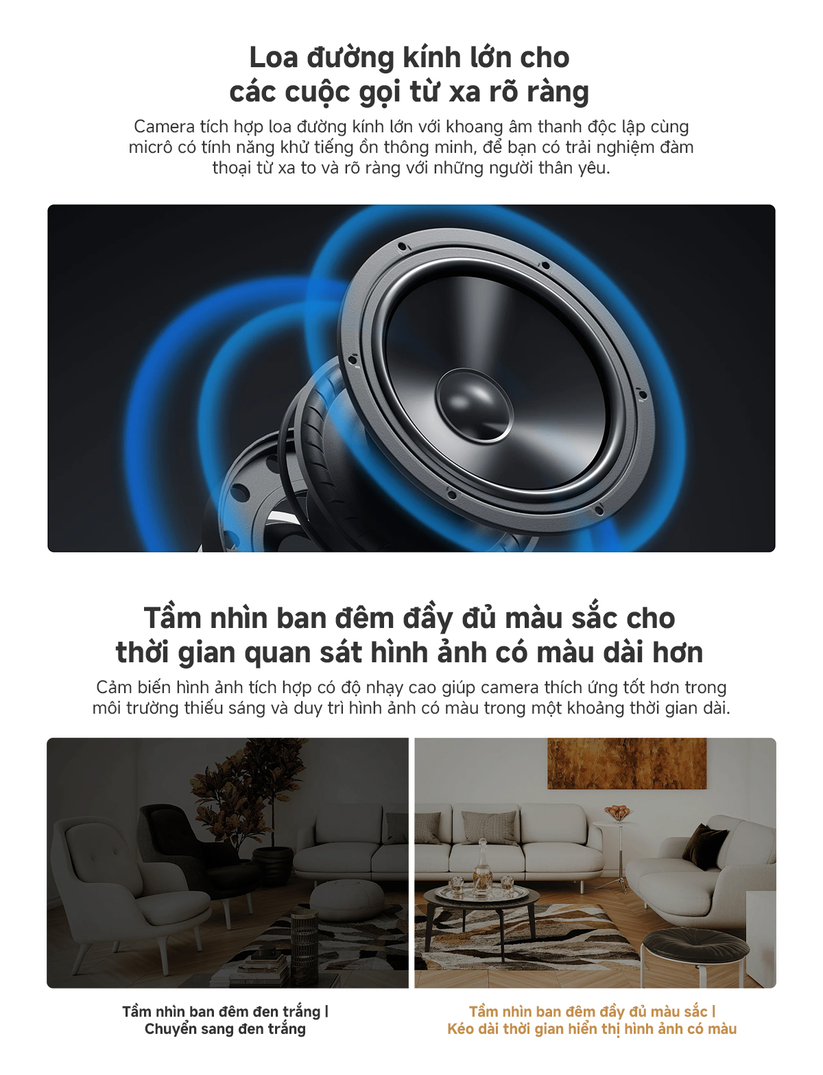 Mô tả Camera Giám sát Xiaomi Smart C301 2K, AI phát hiện con người, Bản quốc tế - Hàng Chính Hãng - 5