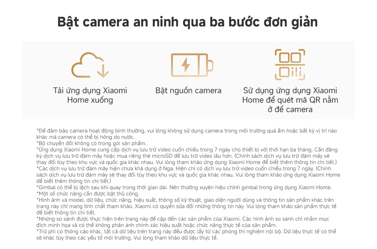 Mô tả Camera Giám sát Xiaomi Smart C301 2K, AI phát hiện con người, Bản quốc tế - Hàng Chính Hãng - 9
