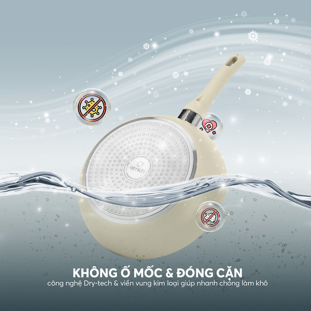 Mô tả Chảo chống dính Elmich classic EL-5970BE Size 20,24,26,28cm - 8