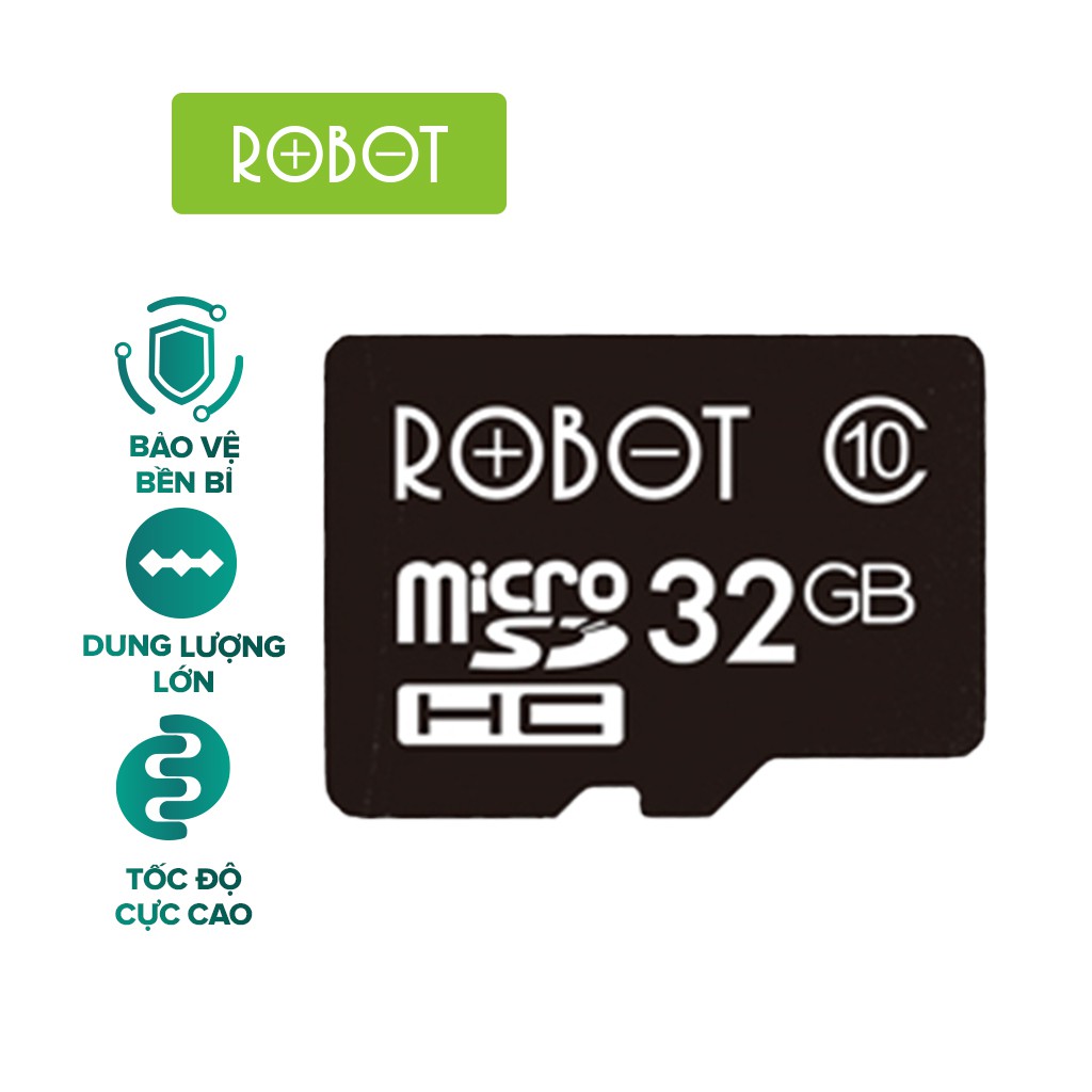 Mô tả Thẻ Nhớ Micro SD ROBOT TF Card 16GB/ 32GB/ 64GB - Dành Cho Nhiều Loại Thiết Bị Camera, Laptop, Loa, Điện Thoại - 2