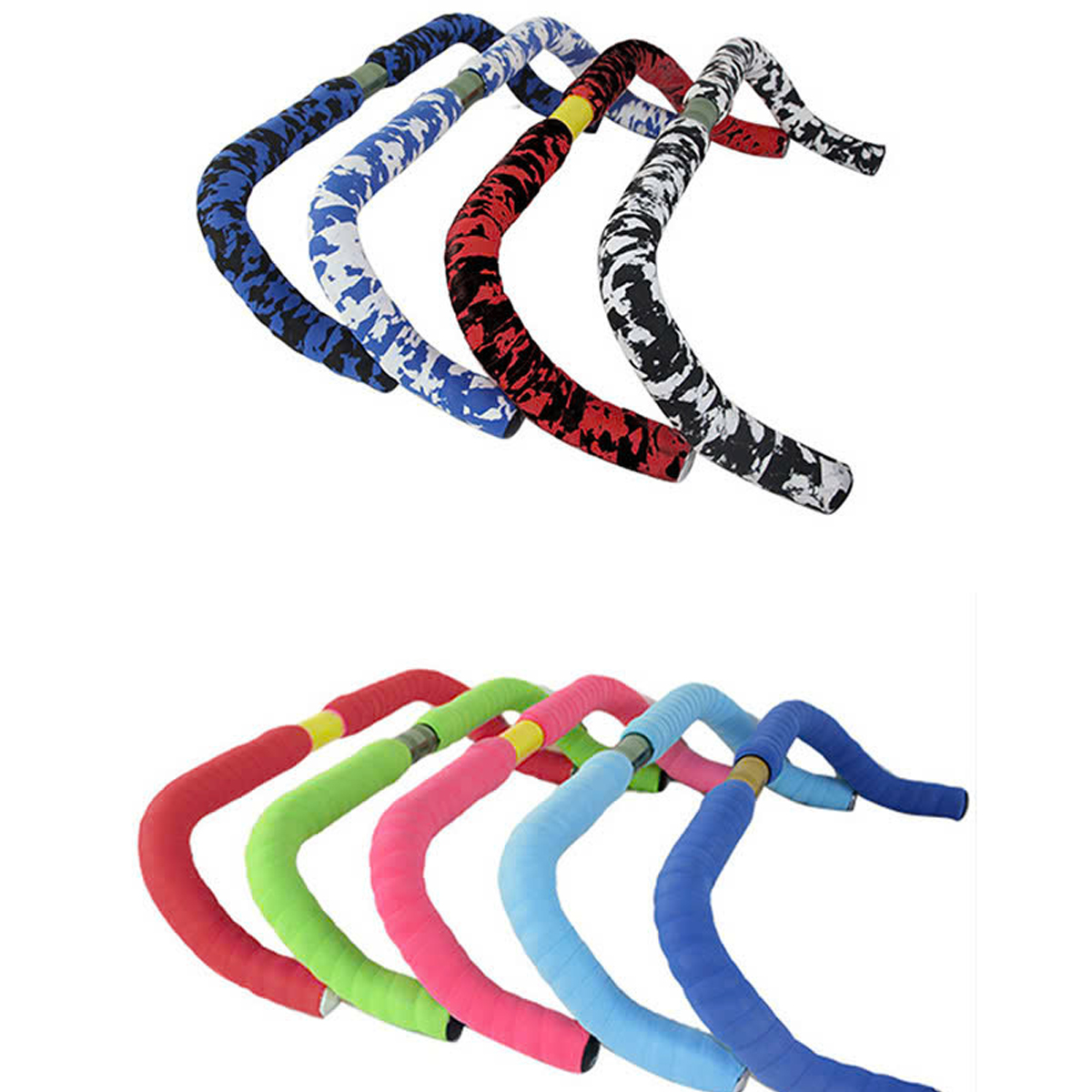 Mô tả Bộ 2 Dây Cuộn Băng Quấn Ghi Đông Xe Đạp Thể Thao Fixed Gear Single Speed Kèm 2 Nút Bịt Chuyên Dụng Chính Hãng Amalife - 2