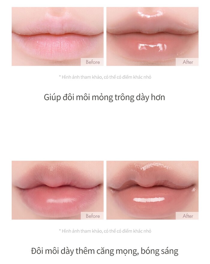 Bảng màu Romand Glasting Color Gloss