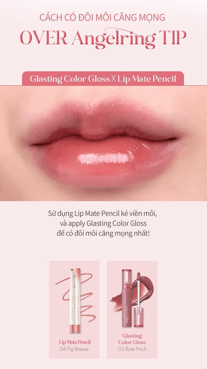 Bảng màu Romand Glasting Color Gloss