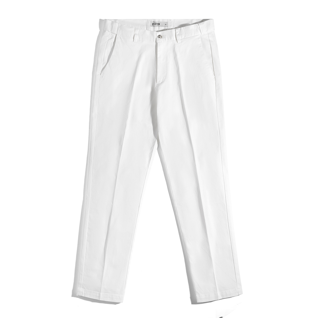 Mô tả Quần Dài Nam Cao Cấp Regular Chinos Kaki 3 Màu Lựa Chọn By Cotton - 2