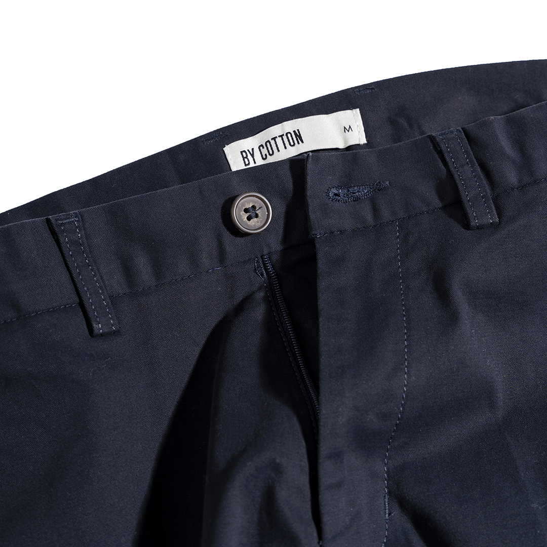 Mô tả Quần Dài Nam Cao Cấp Regular Chinos Kaki 3 Màu Lựa Chọn By Cotton - 6