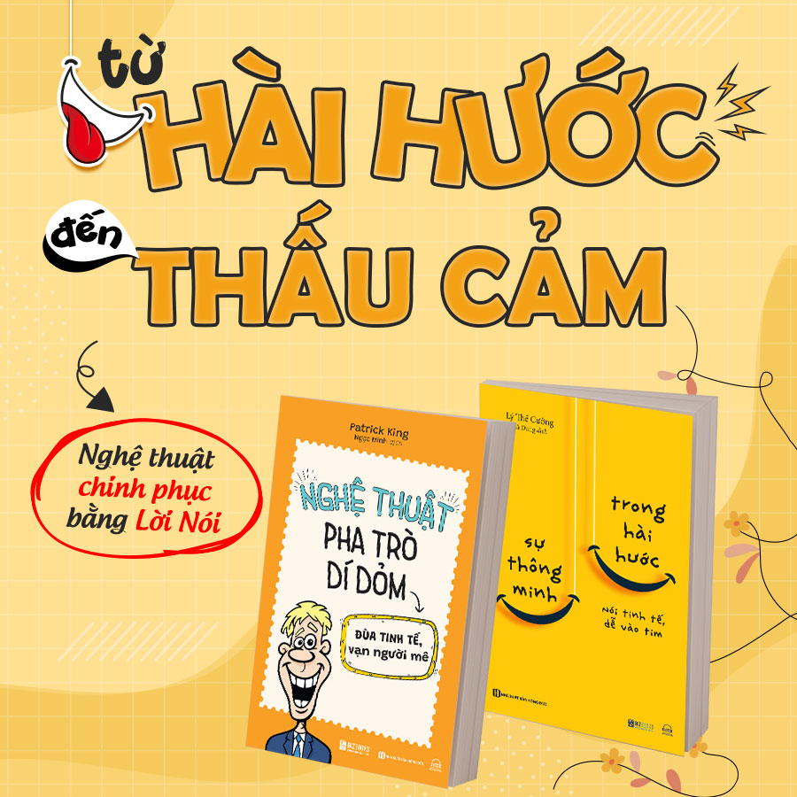 Mô tả Combo Sách Giao Tiếp: Nghệ Thuật Pha Trò Dí Dỏm Và Sự Thông Minh Trong Hài Hước - 5