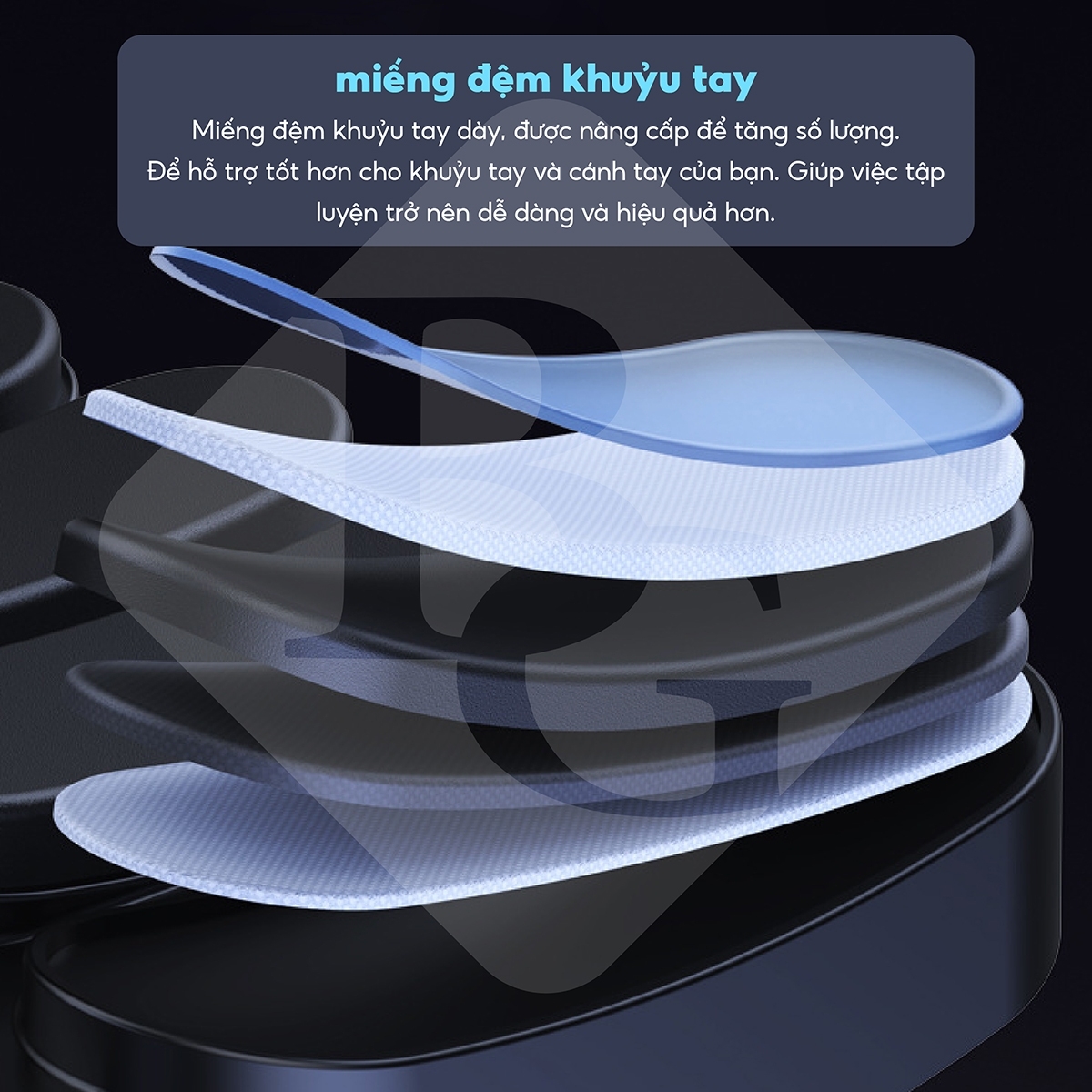 Mô tả Tặng tấm lót [RW100-RW099] - Dụng cụ tập bụng 4 bánh ,Con lăn cao cấp đa năng  hỗ trợ thon gọn - 3