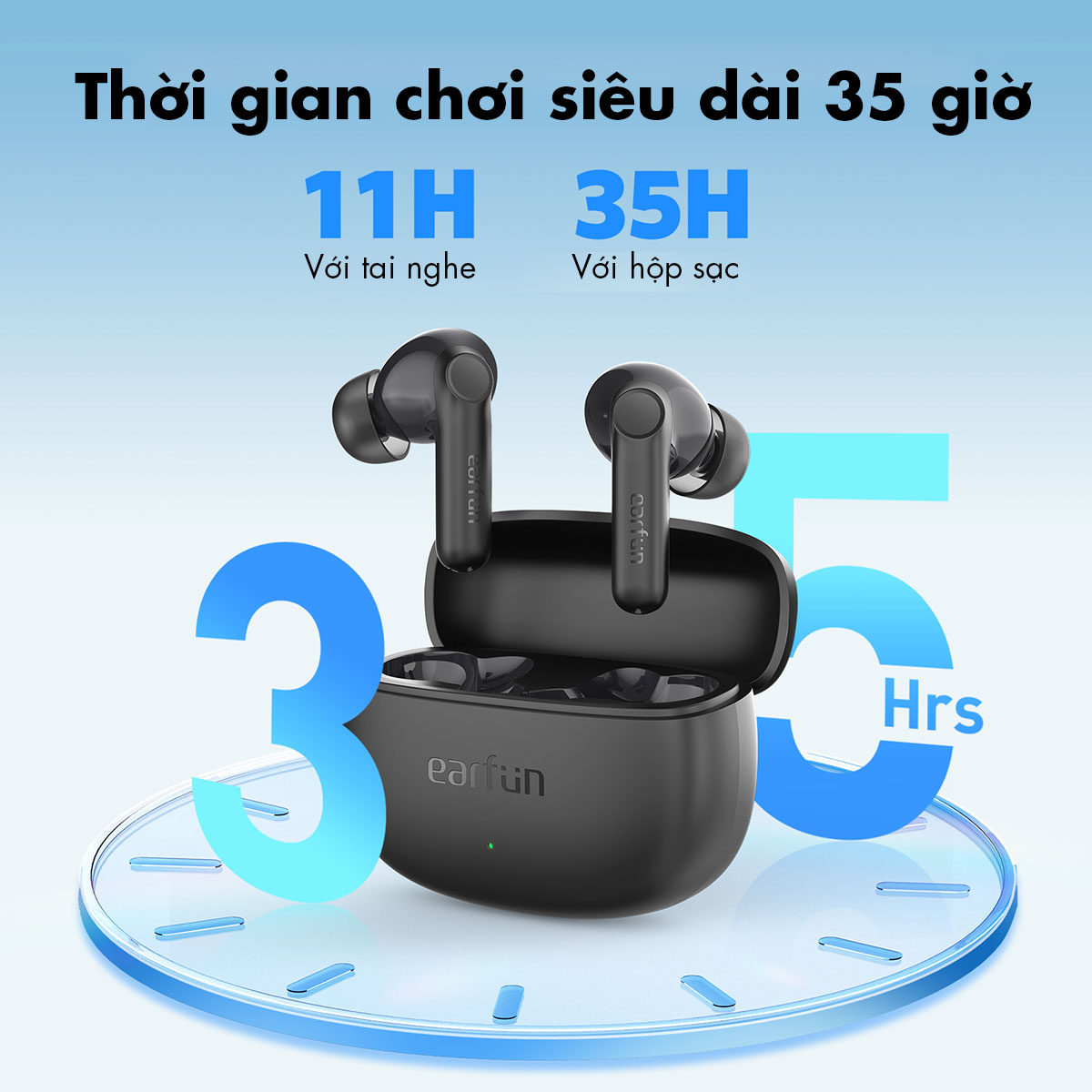Mô tả Tai nghe Bluetooth Earfun Air Life kết nối app thời gian nghe 11h bluetooth 5.4 game mode 0,1s - 3