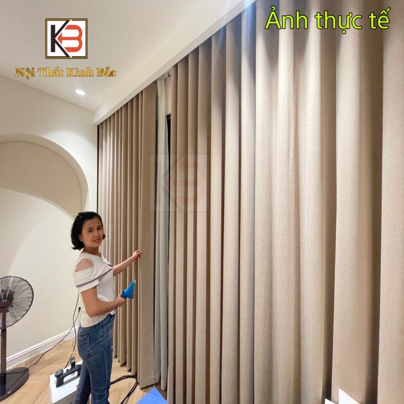 Rèm Cửa Cao Cấp KB04-Một Tấm Rèm Vải Thô mềm mại,chất liệu vải thô bố ...