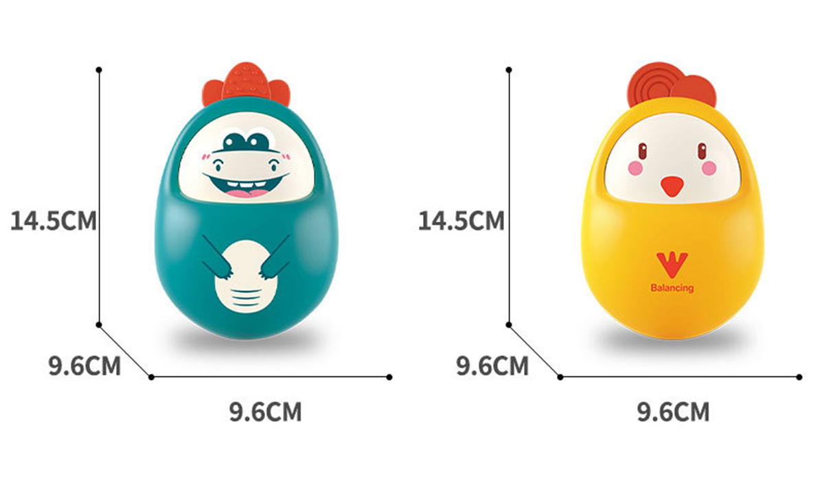 Đồ chơi lật đật roly-poly cho bé hình gà khủng long ngộ nghĩnh ...