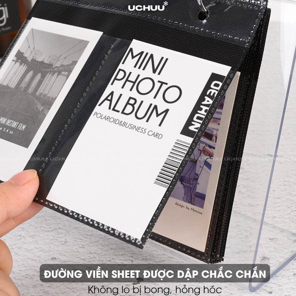 Album Ảnh Lật Để Bàn UCHUU Binder Sổ Trưng Bày Card Bo Góc, Sticker ...