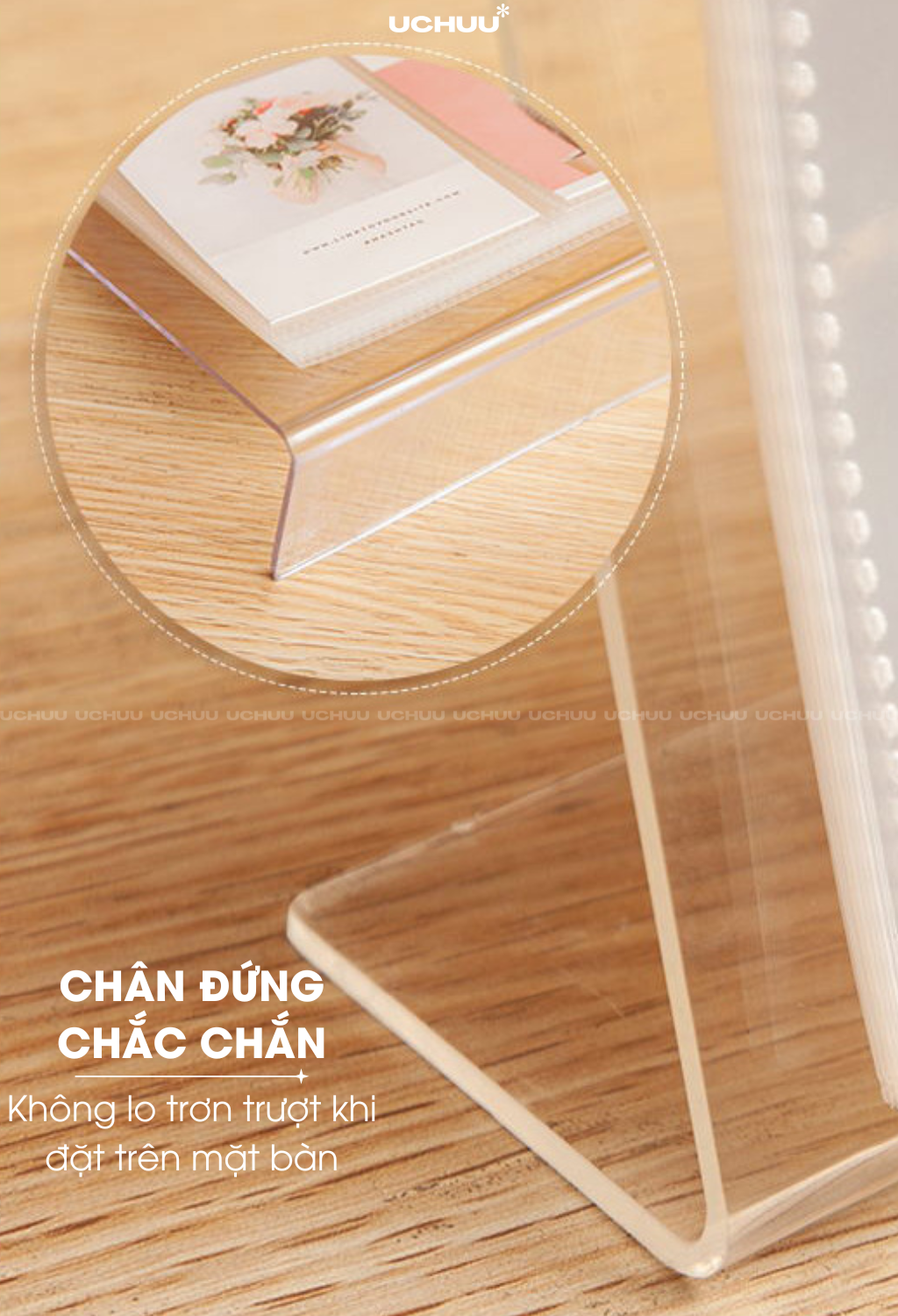 Album Ảnh Lật Để Bàn UCHUU Binder Sổ Trưng Bày Card Bo Góc, Sticker ...