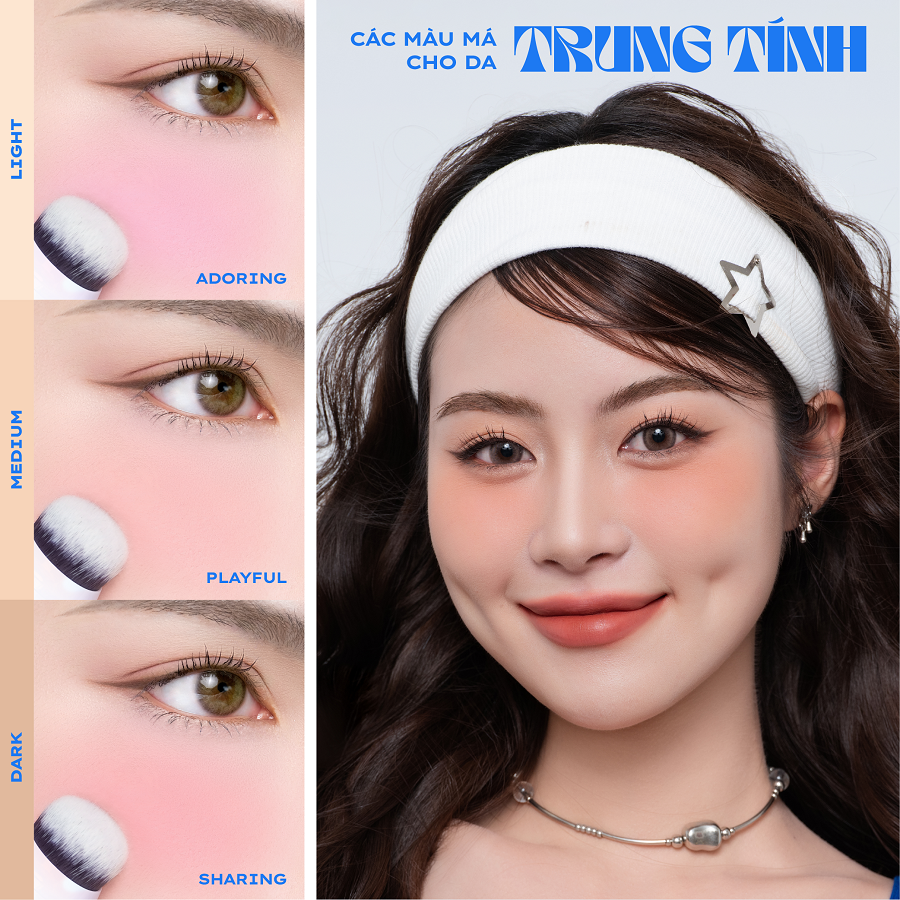 Mô tả Má kem mịn lì thuần chay Lemonade Perfect Couple Blush 8,5g - 8