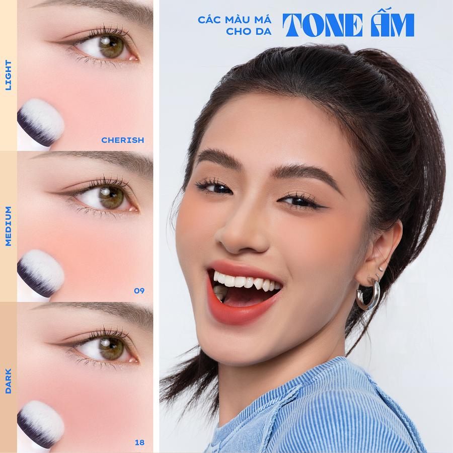 Mô tả Má kem mịn lì thuần chay Lemonade Perfect Couple Blush 8,5g - 9