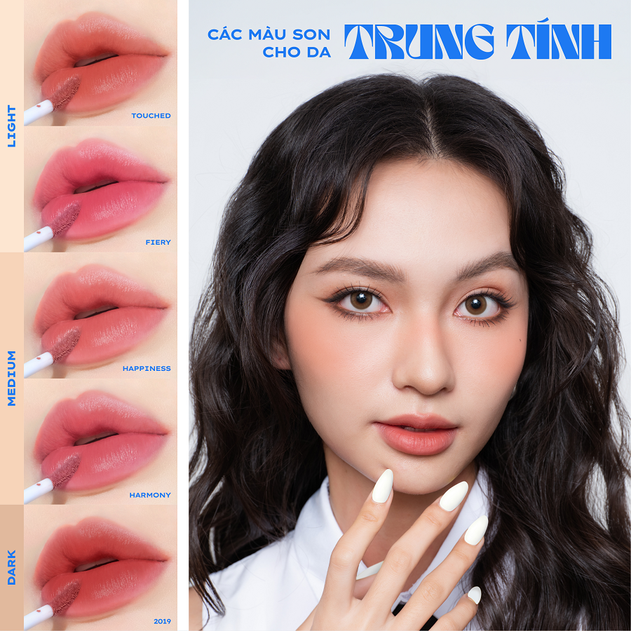 Mô tả Son kem mịn lì thuần chay Lemonade Perfect Couple Lip 3.5g - 8