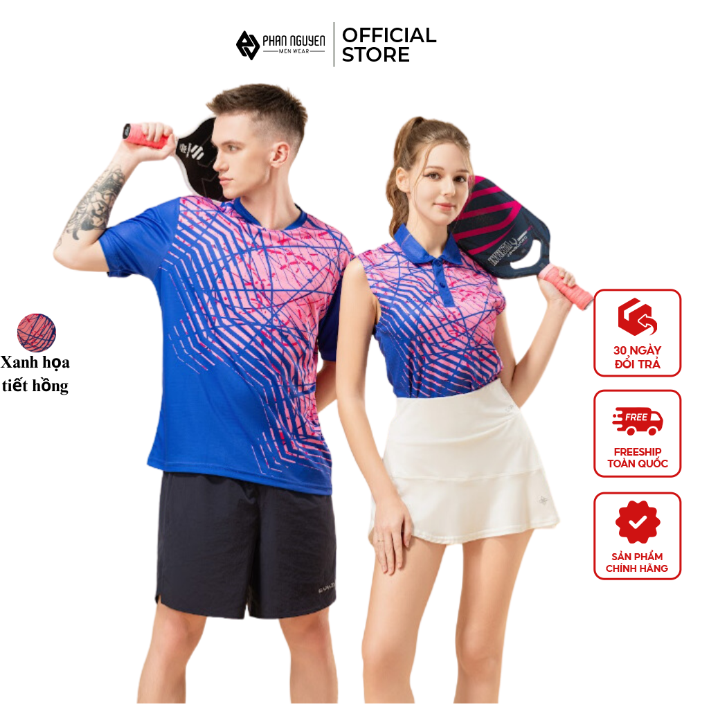 Mô tả Bộ thể thao Pickleball Gapazi, chất liệu cao cấp, mềm, thoáng, form thoải mái GAT.005-006 (tách set) - 4