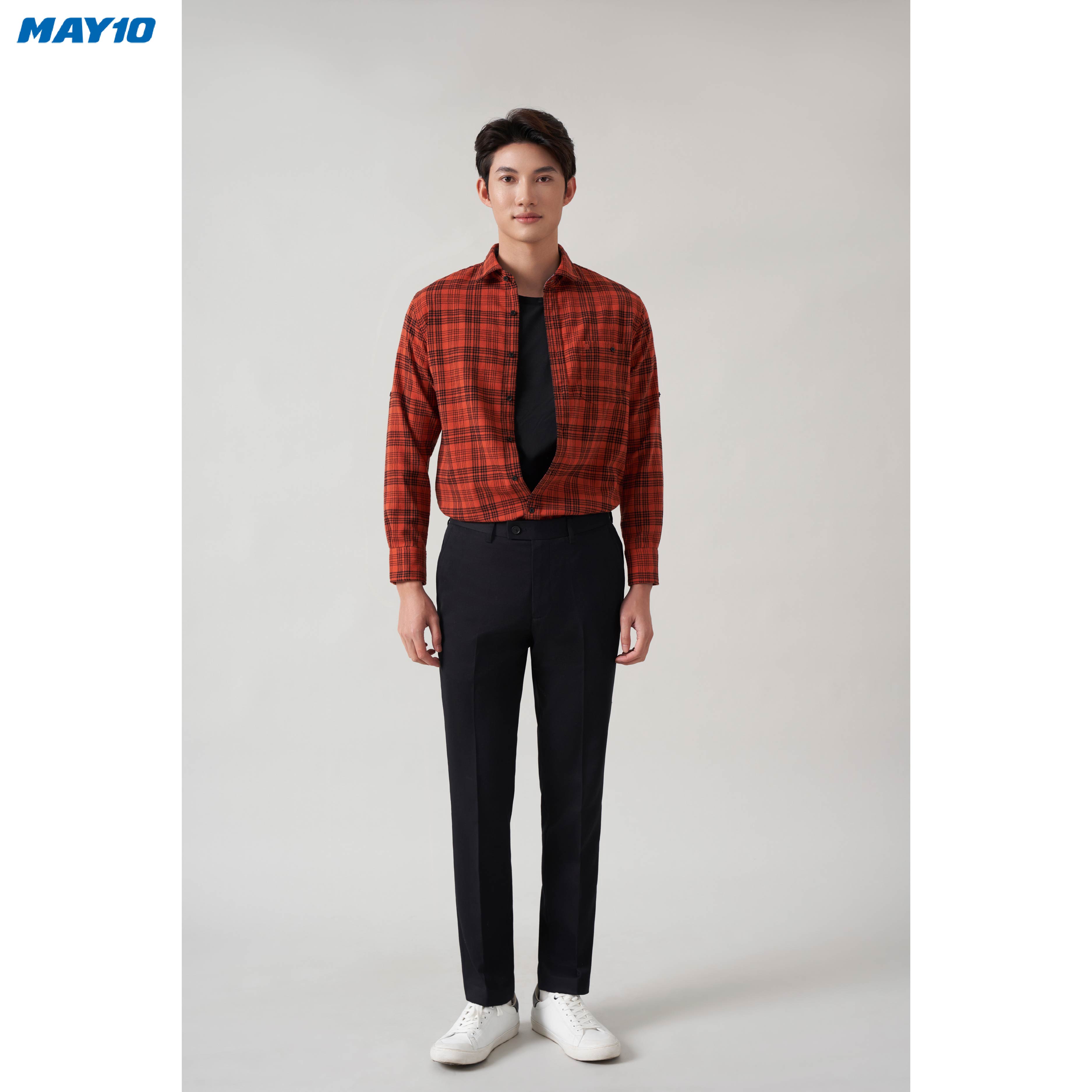 Mô tả Sơ mi nam dài tay May 10 form Regular mã 010123410LEN - 1