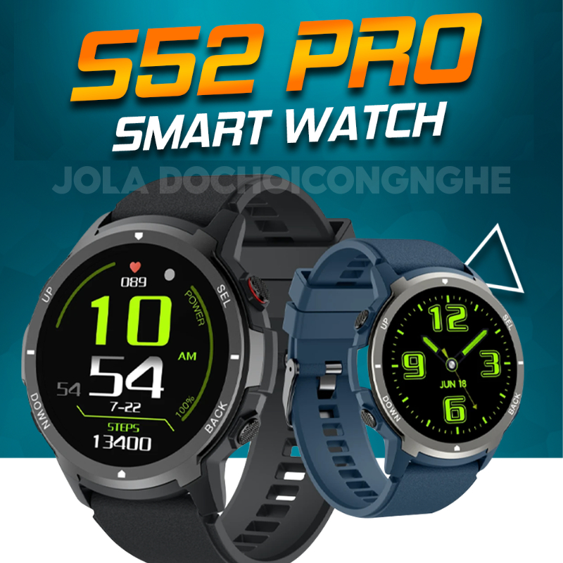 Đồng hồ thông minh Smart watch S52 Pro nghe gọi, Đồng hồ thể thao đo ...