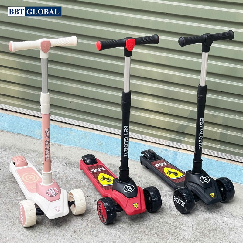 Mô tả Xe trượt scooter 3 bánh cho bé chính hãng BBT Global trẻ em từ 2-7 tuổi KM956A - 12