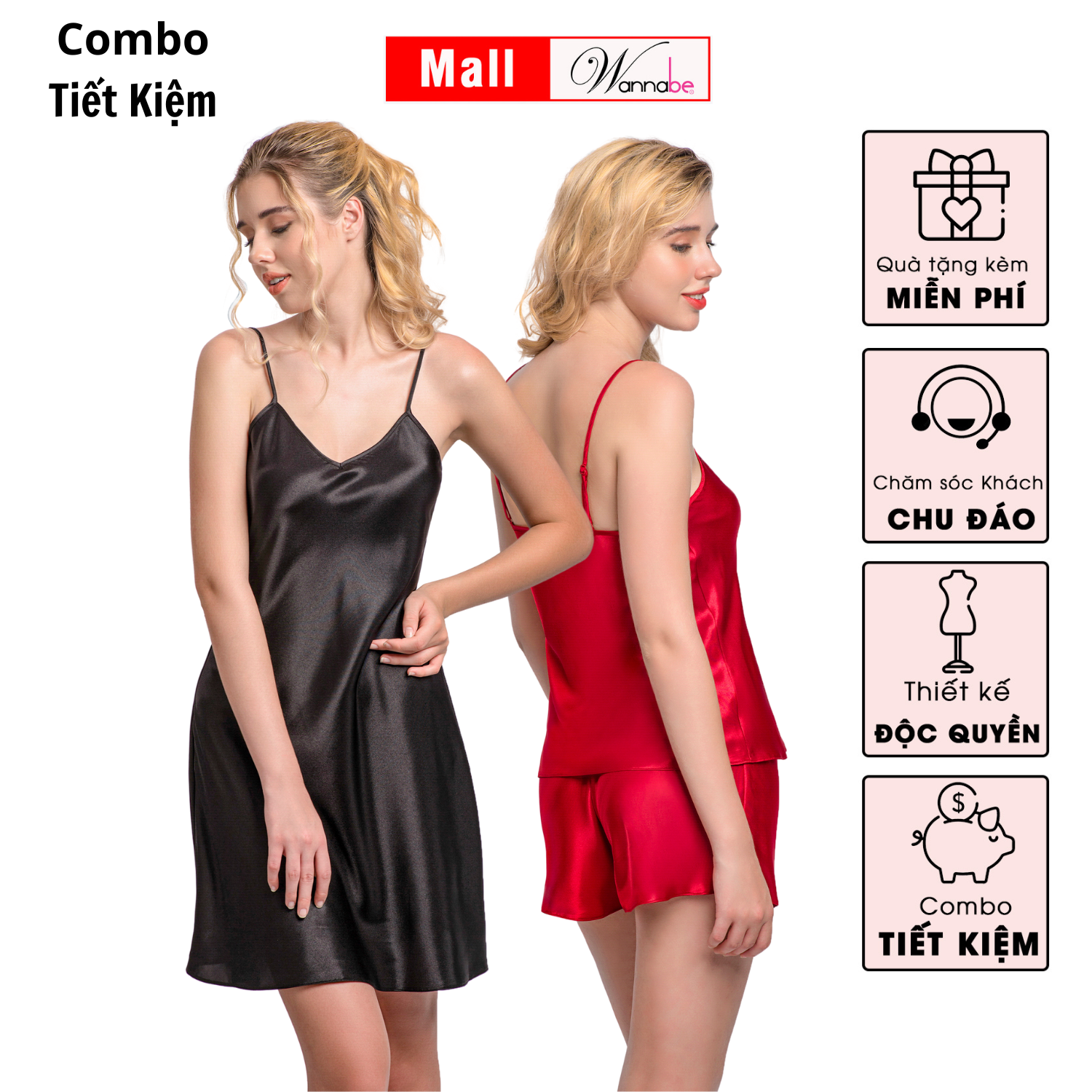 Chất liệu lụa mềm mịn Wannabe DNBS612