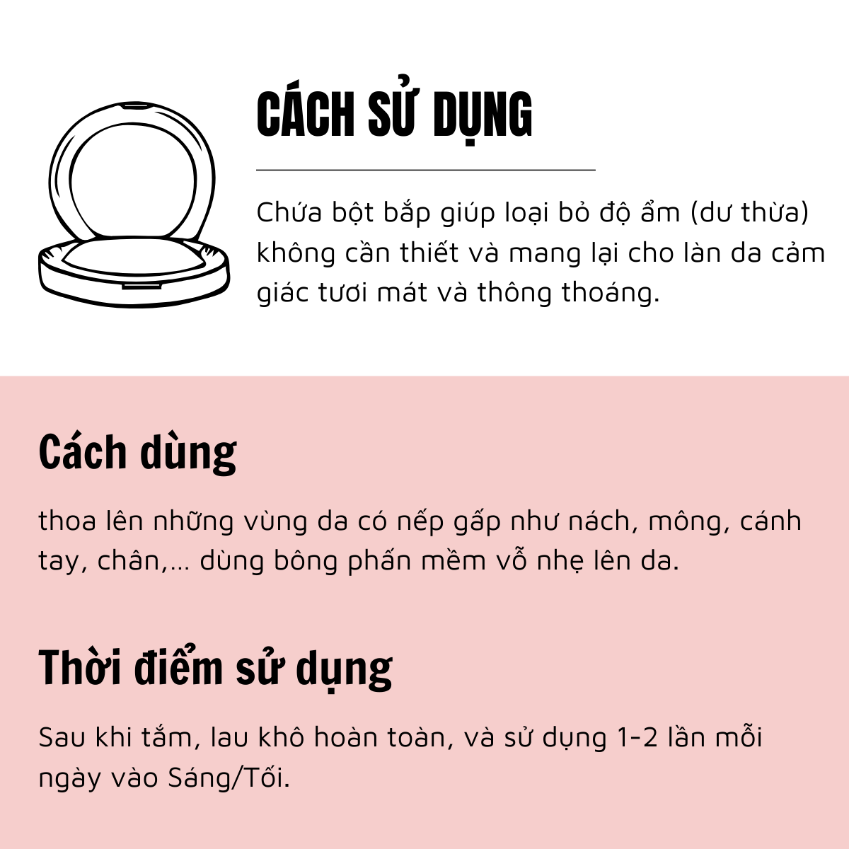 Mô tả Phấn phủ ATOPALM làm dịu, dưỡng ẩm cho bé - ATOPALM DERMA SOOTHING POWDER 23G - 4