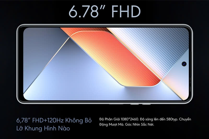 Mô tả Điện thoại TECNO POVA 6 Neo (8+8)GB | 128GB, Màn hình 6.78" - Chip MediaTek Helio G99 Ultimate - 7000 mAh | BH 13 tháng - 7