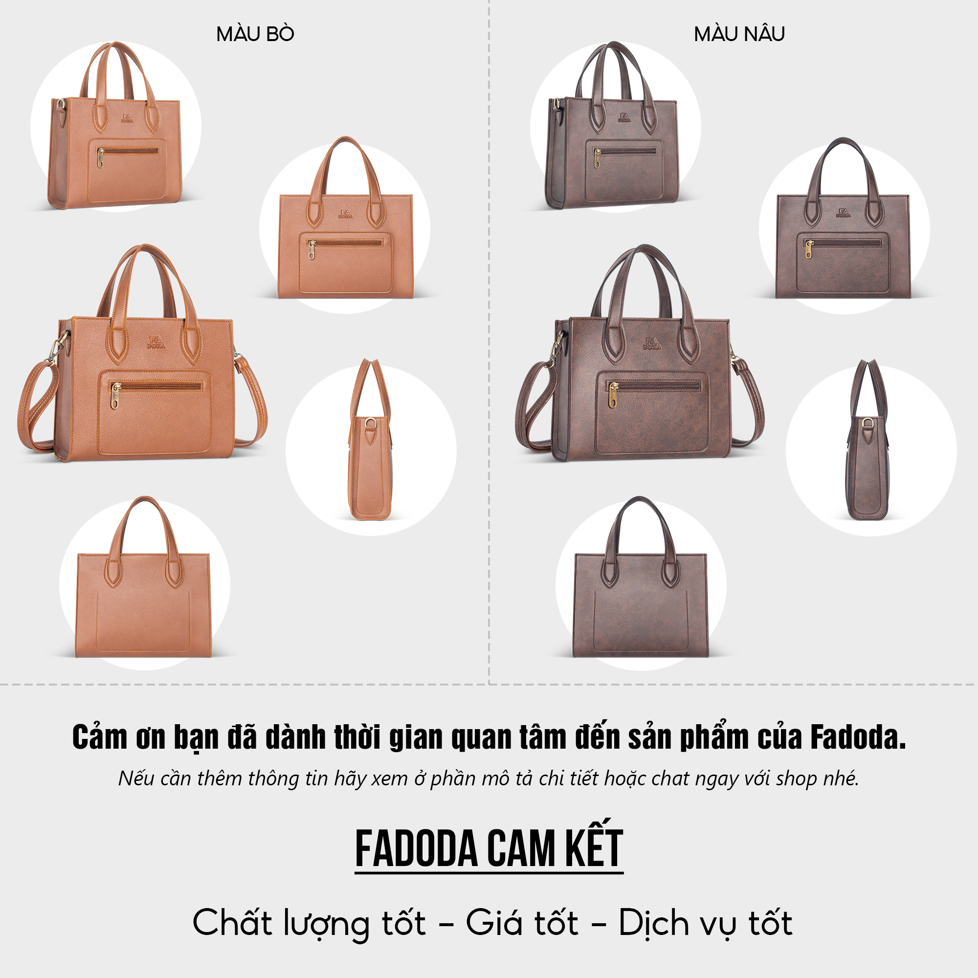 Mô tả Túi xách mini nữ thời trang Fadoda FTX19 - 8