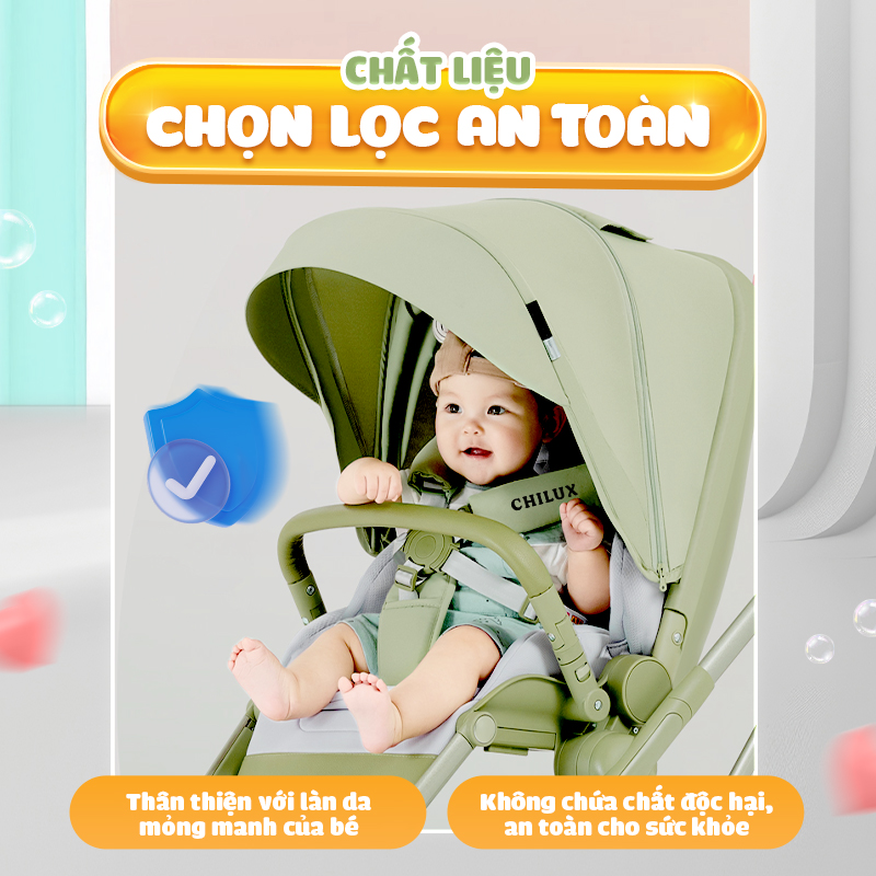 Mô tả Xe đẩy gấp gọn Chilux M07 - Xoay 2 chiều giỏ nằm tiện lợi, gấp gọn nhanh chóng - 5