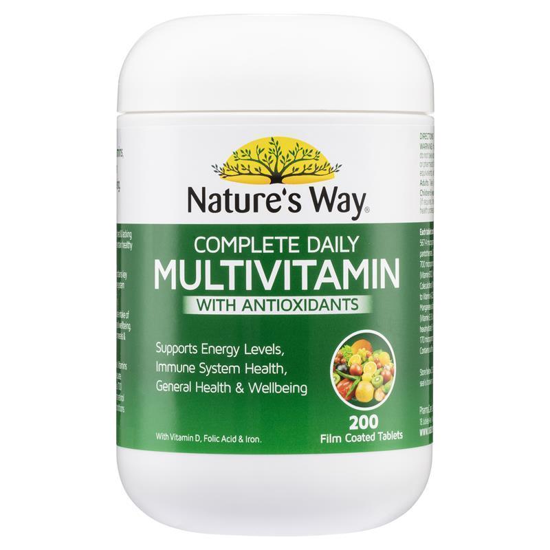 Mô tả Vitamin tổng hợp Úc nature’s way complete daily multivitamin - 200 Viên Healthy Care - 1