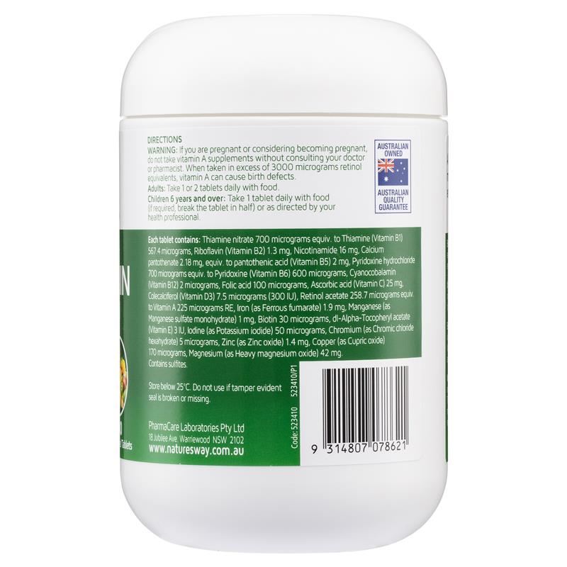 Mô tả Vitamin tổng hợp Úc nature’s way complete daily multivitamin - 200 Viên Healthy Care - 2