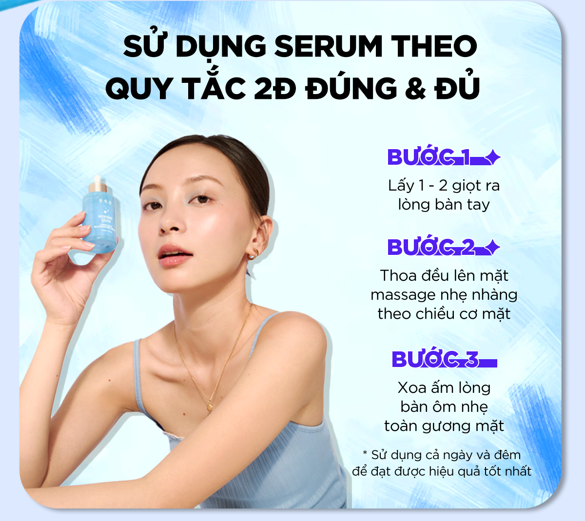 Mô tả [KOL LIVE] Serum Xanh, Cấp ẩm sâu, Hỗ trợ Mờ nếp nhăn, Ngăn ngừa lão hóa - G.G.G Wonder Glow Rejuvenating Serum 40ml - 8