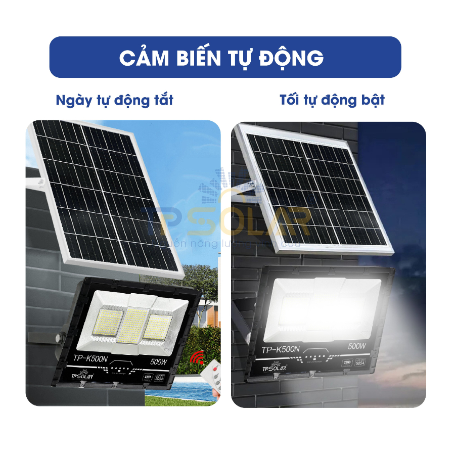 Mô tả Đèn Pha Năng Lượng Mặt Trời TP SOLAR Siêu Sáng Bản Nâng Cấp 200W,300W,600W Vỏ Nhôm Đúc, Chống Nước IP68 - Bảo Hành 3 Năm - 6