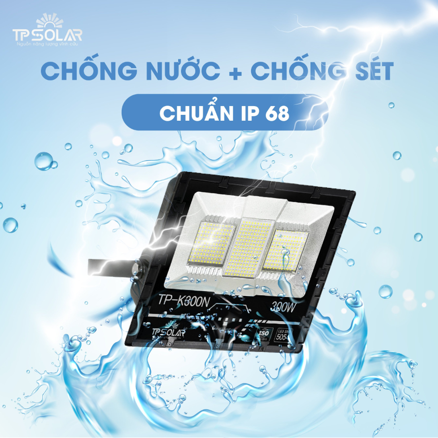 Mô tả Đèn Pha Năng Lượng Mặt Trời TP SOLAR Siêu Sáng Bản Nâng Cấp 200W,300W,600W Vỏ Nhôm Đúc, Chống Nước IP68 - Bảo Hành 3 Năm - 5