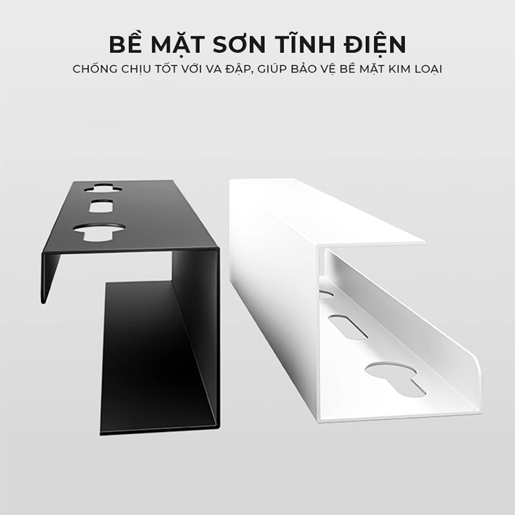 Mô tả Khay luồn dây điện gầm bàn làm việc thương hiệu IGA - Gm176 - 7