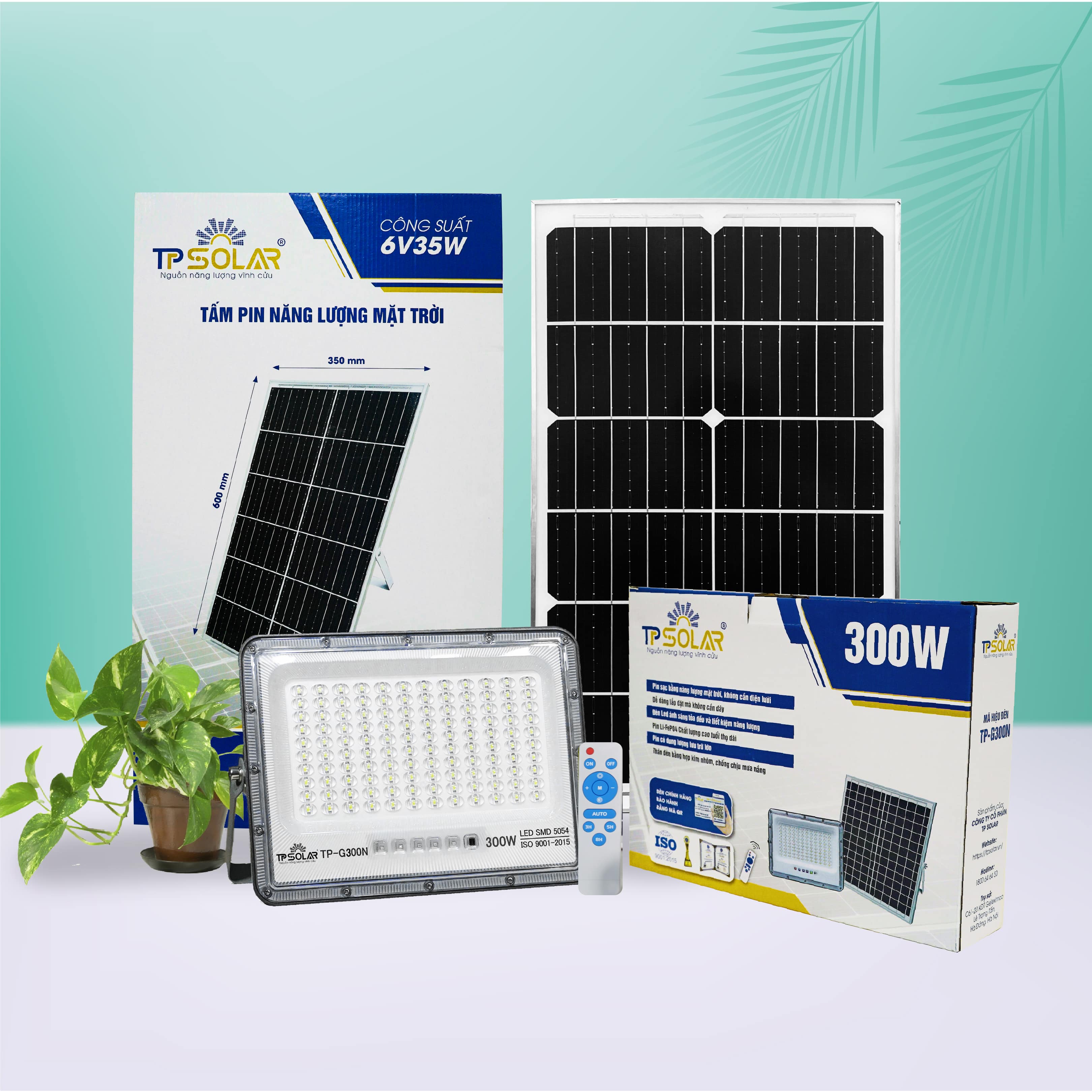 Đèn Pha LED TP SOLAR Pin Lithium